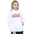 Pikkukuva 2 / 3: Marvel Womens/Ladies Avengers Endgame I Love You 3000 Distressed Hoodie