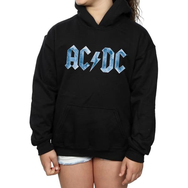 AC/DC Girls Blue Ice Logo Hoodie