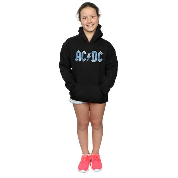 AC/DC Girls Blue Ice Logo Hoodie