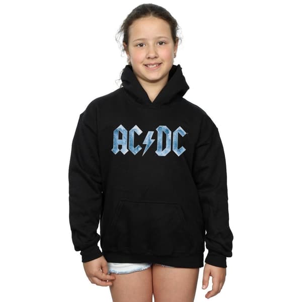 AC/DC Girls Blue Ice Logo Hoodie