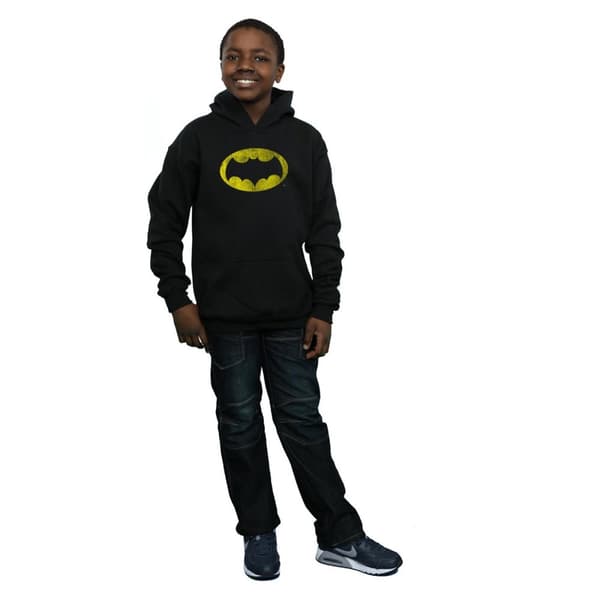 DC Comics Pojkar - Batman TV Series - Huvtröja med logotyp