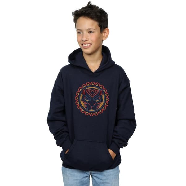 Marvel Boys Black Panther Tribal Panther Icon Hoodie