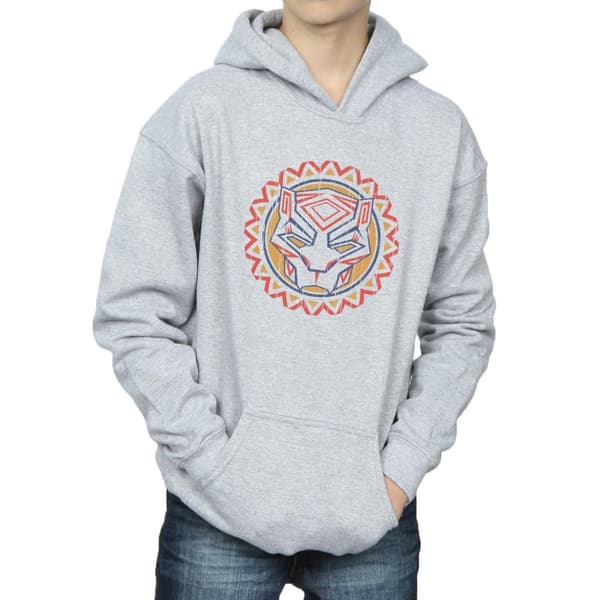 Marvel Boys Black Panther Tribal Panther Icon Hoodie