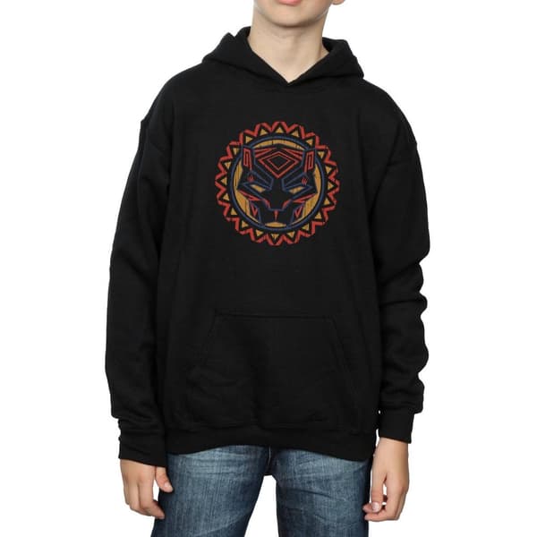 Marvel Boys Black Panther Tribal Panther Icon Hoodie