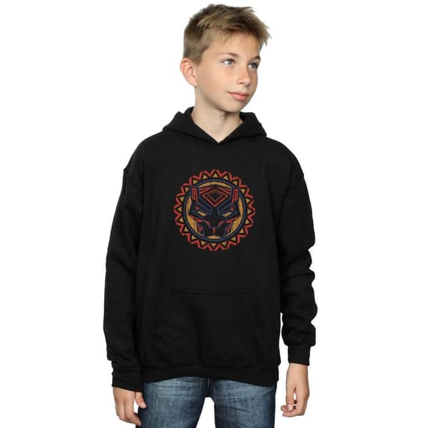Marvel Boys Black Panther Tribal Panther Icon Hoodie