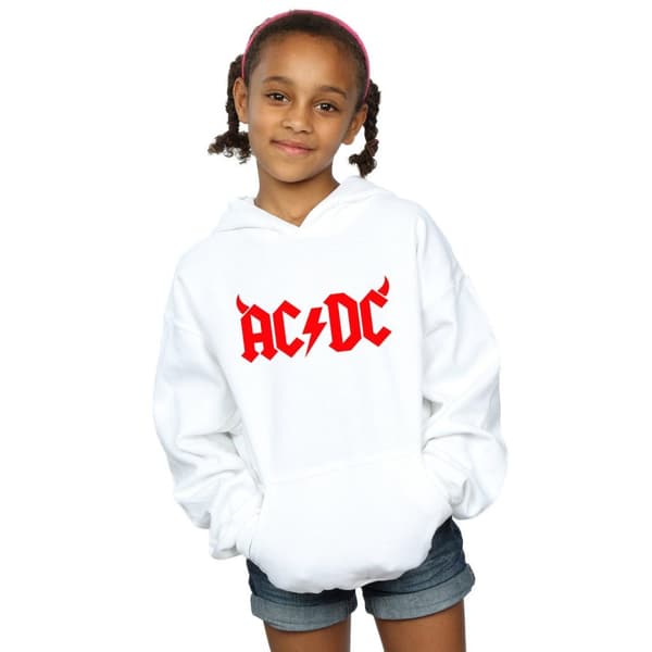 AC/DC Girls Horns Logo Hoodie