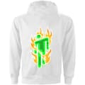 Miniatyrbilde 2 av 2: Billie Eilish Unisex Adult Flames Logo Hoodie