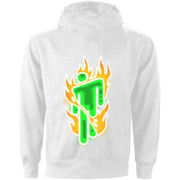 Billie Eilish Unisex Adult Flames Logo Hoodie