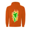 Miniatyrbilde 2 av 4: Billie Eilish Unisex Adult Flames Logo Hoodie