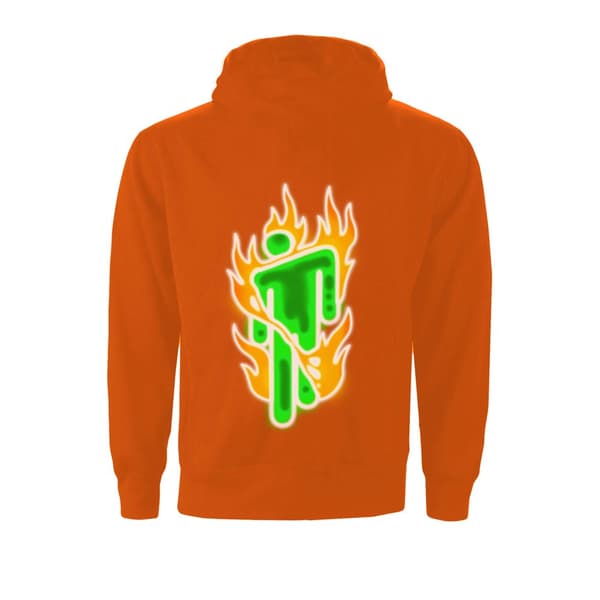 Billie Eilish Unisex Adult Flames Logo Hoodie