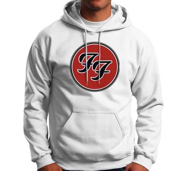 Foo Fighters Unisex Adult FF Logo Pullover Hoodie