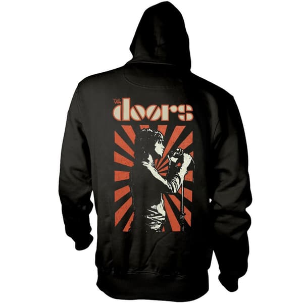 The Doors Unisex Adult Lizard King Back Print Full Zip Hoodie