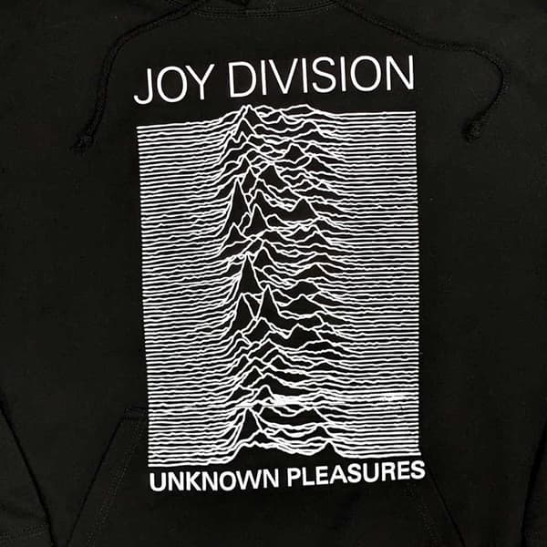 Joy Division Unisex Adult Unknown Pleasures Hoodie