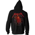 Miniatyrbillede 2 af 2: Metallica Unisex Adult Screaming Skull Hoodie