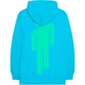 Miniatyrbillede 2 af 2: Billie Eilish Unisex hættejakke med Blohsh-logo til voksne