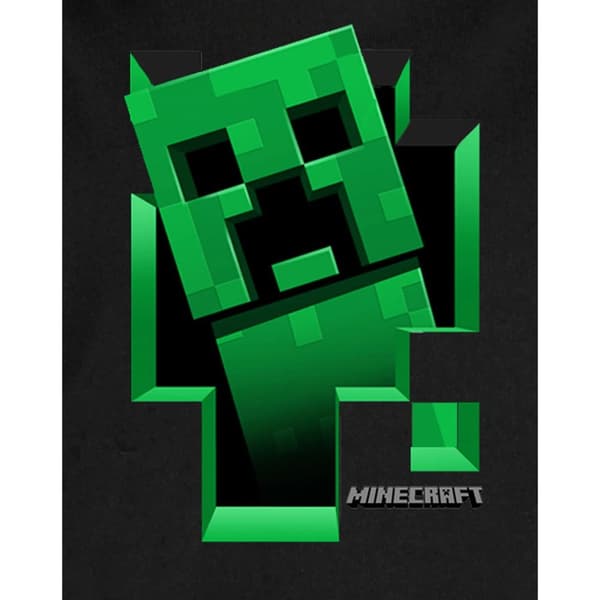 Minecraft Boys Creeper Inside Hoodie