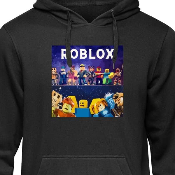 Hettegenser for Barn | Komfortabel Barn-Hettegenser Roblox Svart 12-13 År Hettegenser for Barn | Komfortabel Barn-Hettegenser Roblox Svart 12-13 År