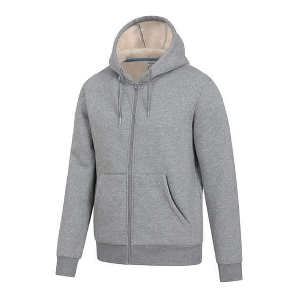 Mountain Warehouse Mens Dalton Borg Lined Full Zip Hoodie