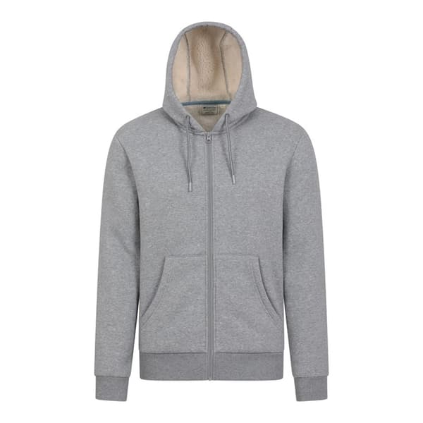 Mountain Warehouse Mens Dalton Borg Lined Full Zip Hoodie