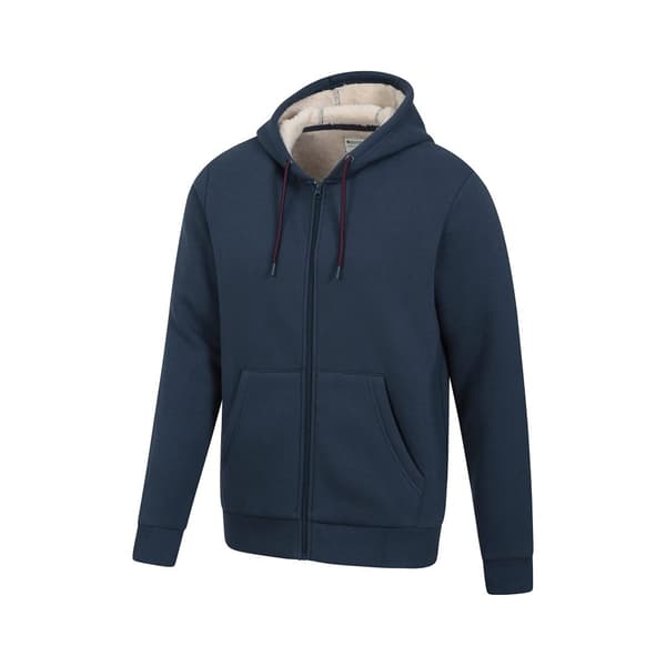 Mountain Warehouse Mens Dalton Borg Lined Full Zip Hoodie