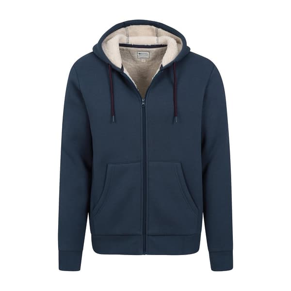 Mountain Warehouse Mens Dalton Borg Lined Full Zip Hoodie