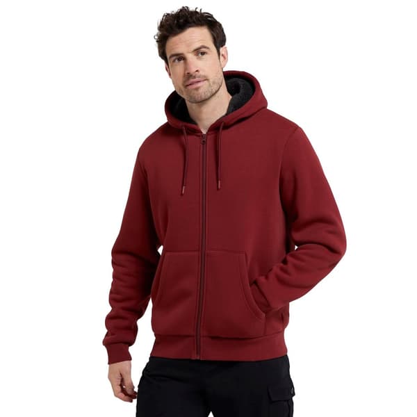 Mountain Warehouse Mens Dalton Borg Lined Full Zip Hoodie