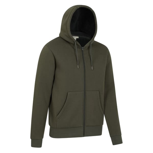 Mountain Warehouse Mens Dalton Borg Lined Full Zip Hoodie