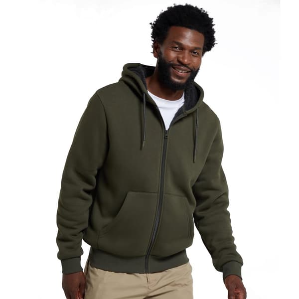 Mountain Warehouse Mens Dalton Borg Lined Full Zip Hoodie