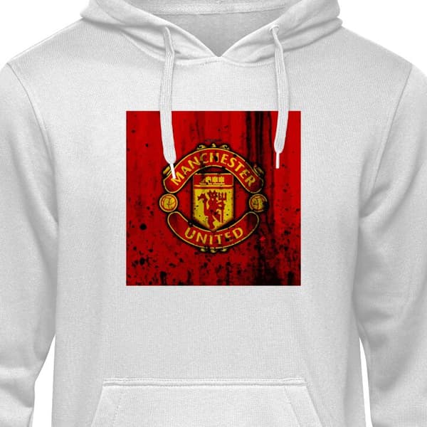 Klassisk Hoodie | Huvtröja för Vuxna Manchester United F.C. Gr