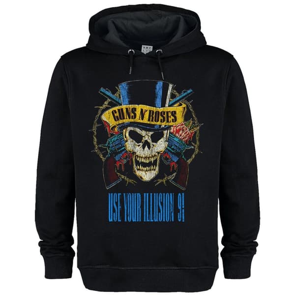 Amplified Unisex Adult Use Your Illusion 91 Tour Guns N Roses Hoodie