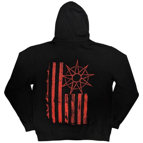 Slipknot Unisex Adult 9-Point Flag Full Zip Hoodie