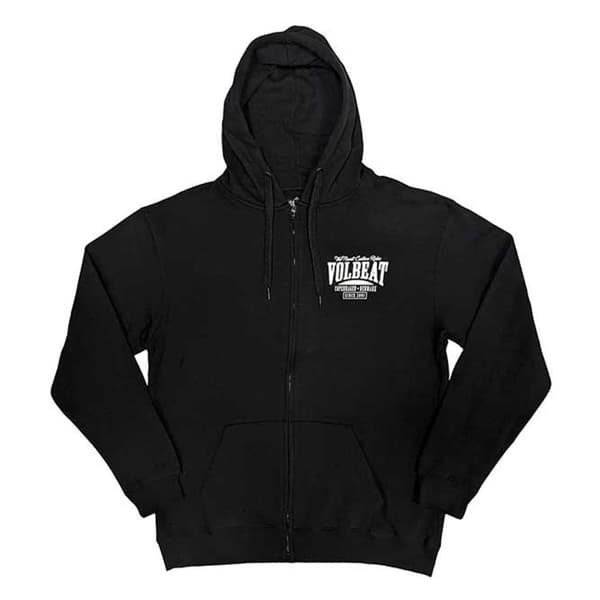 Volbeat Unisex Adult Louder And Faster Back Print Full Zip Hoodie