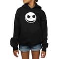 Miniatyrbild 3 av 5: Disney Nightmare Before Christmas Jack Skellington Face-hoodie för flickor