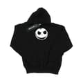 Miniatyrbild 1 av 5: Disney Nightmare Before Christmas Jack Skellington Face-hoodie för flickor