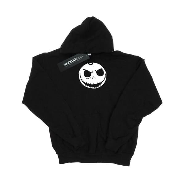Disney Nightmare Before Christmas Jack Skellington Face-hoodie för flickor