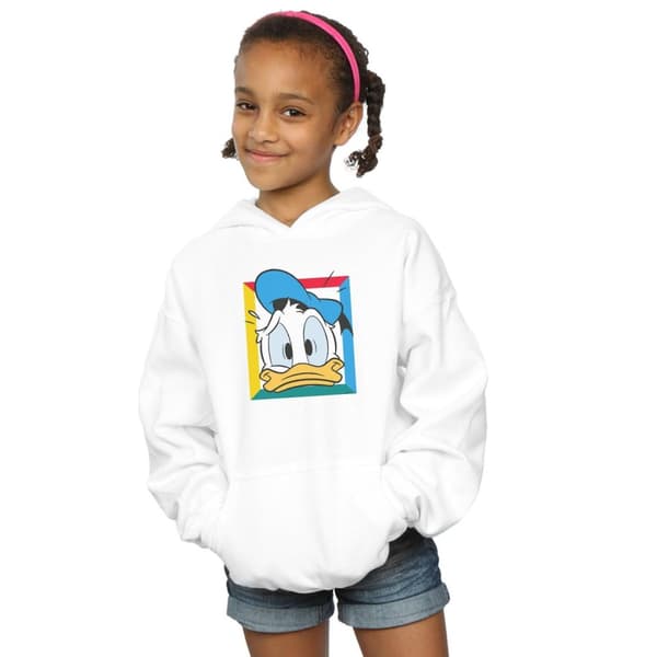 Disney Girls Donald Duck Panicked Hoodie
