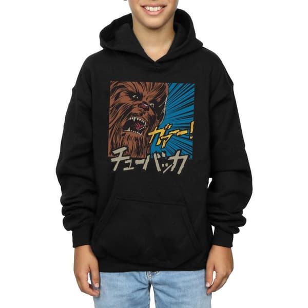 Star Wars Boys Chewbacca Roar Pop Art Hoodie