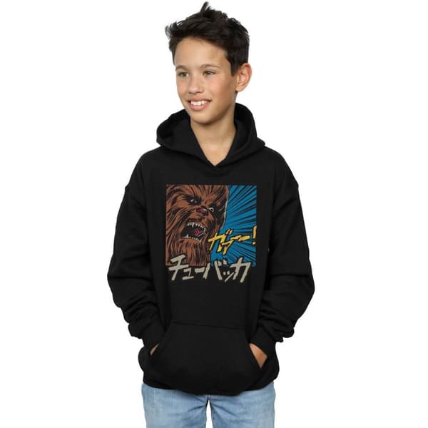 Star Wars Boys Chewbacca Roar Pop Art Hoodie