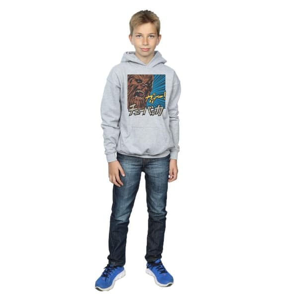 Star Wars Boys Chewbacca Roar Pop Art Hoodie
