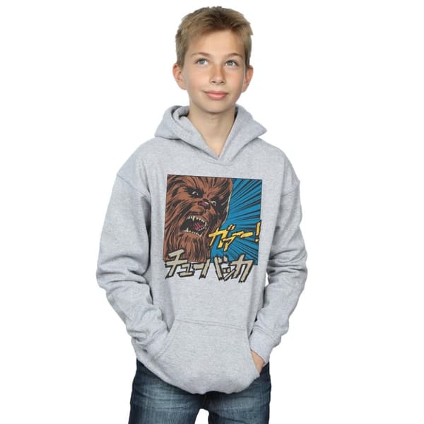 Star Wars Boys Chewbacca Roar Pop Art Hoodie