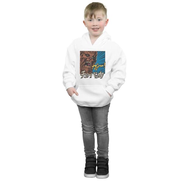 Star Wars Boys Chewbacca Roar Pop Art Hoodie