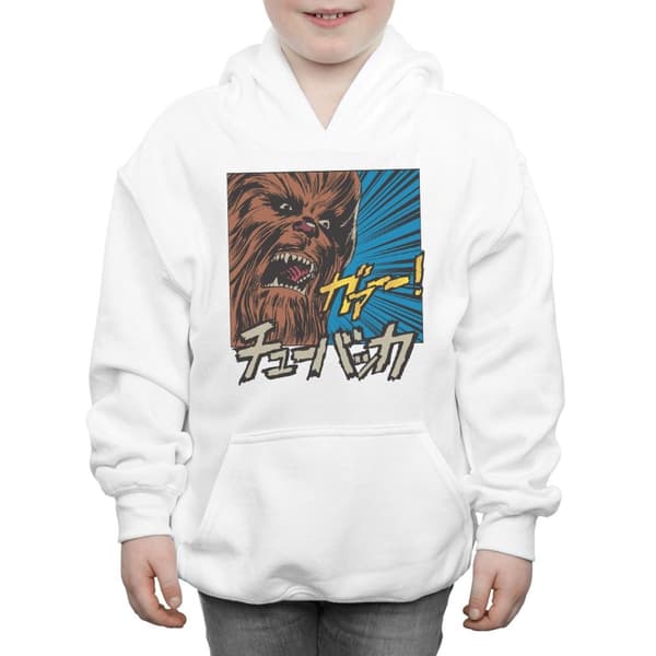 Star Wars Boys Chewbacca Roar Pop Art Hoodie