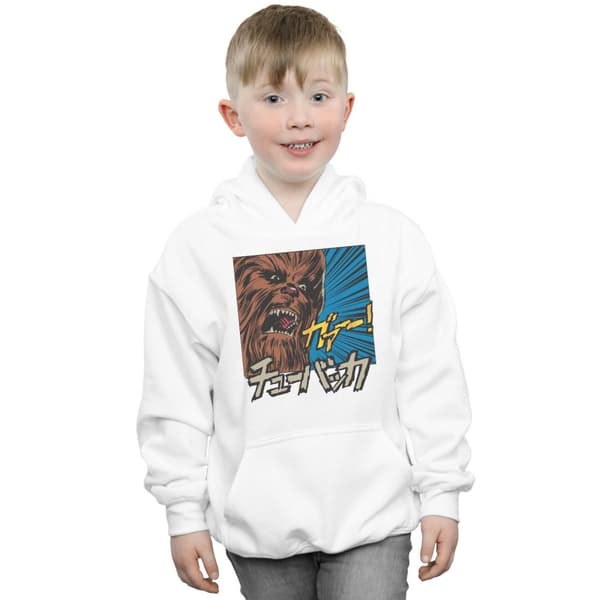 Star Wars Boys Chewbacca Roar Pop Art Hoodie