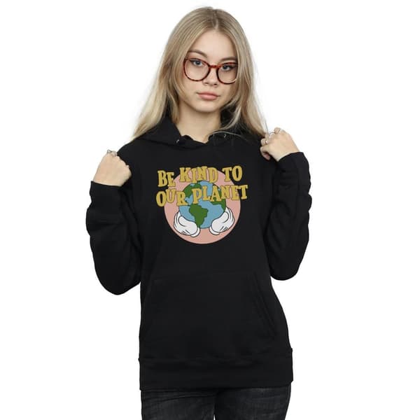 Disney Womens/Ladies - Musse Pigg - Be Kind To Our Planet - Huvtröja