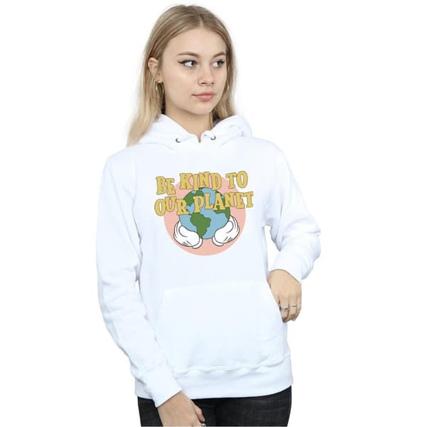 Disney Womens/Ladies - Musse Pigg - Be Kind To Our Planet - Huvtröja