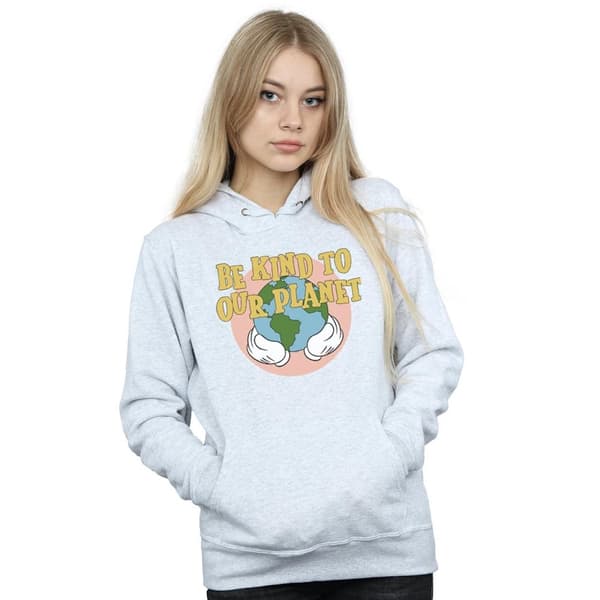 Disney Womens/Ladies - Musse Pigg - Be Kind To Our Planet - Huvtröja