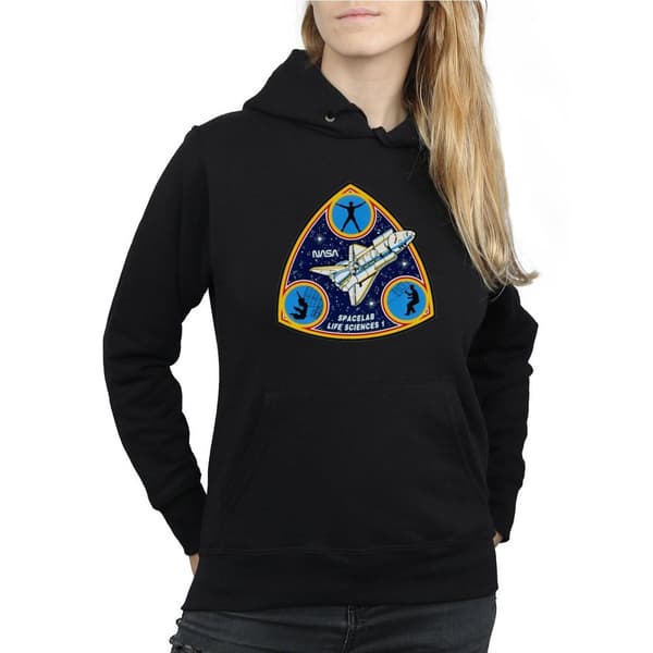 NASA Womens/Ladies Classic Spacelab Life Science Hoodie