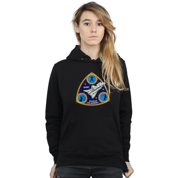NASA Womens/Ladies Classic Spacelab Life Science Hoodie
