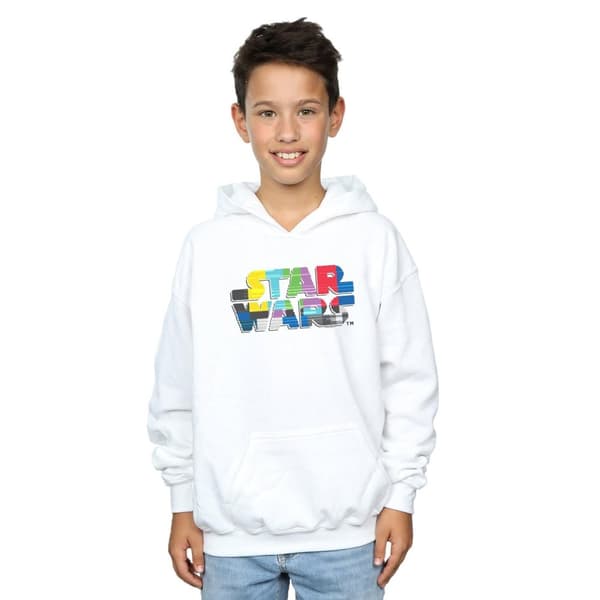 Star Wars Boys Test Card Logo Hoodie