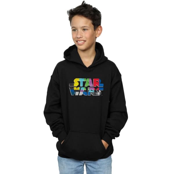 Star Wars Boys Test Card Logo Hoodie